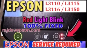 epson l3150 red light blinking solution epson l3150 resetter free download