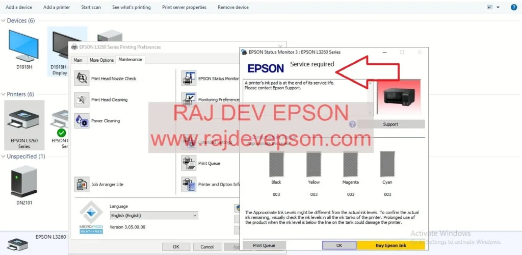 epson l3260 resetter software epson adjustment program download l3260