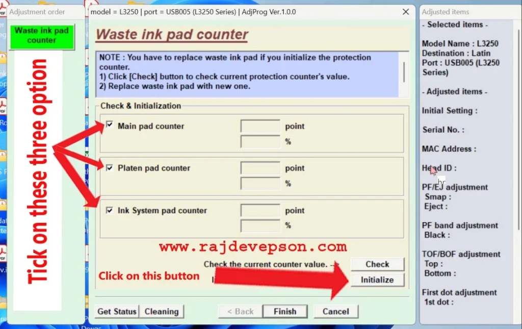 epson l3250 red light blinking solution
epson l3250 resetter free download