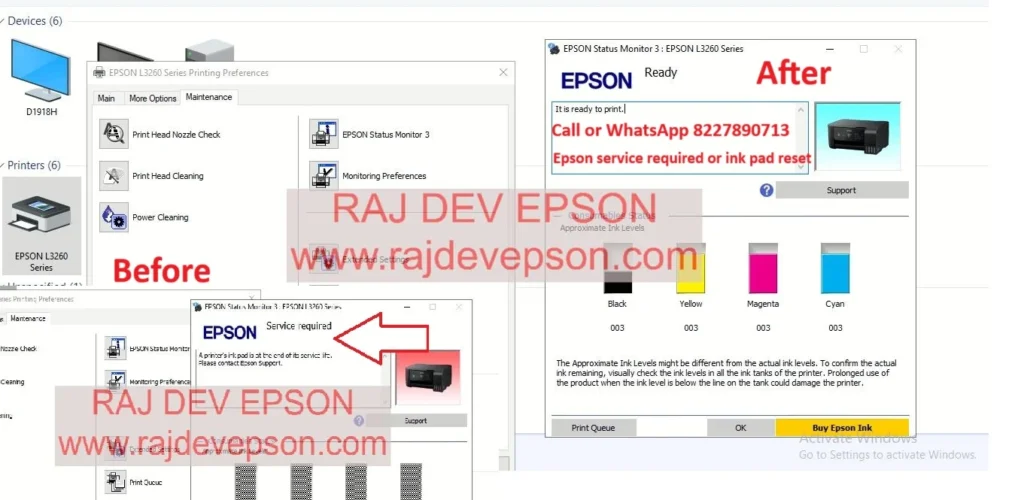 epson l3260 service required
epson l3260 service life
epson l3260 service required problem solution