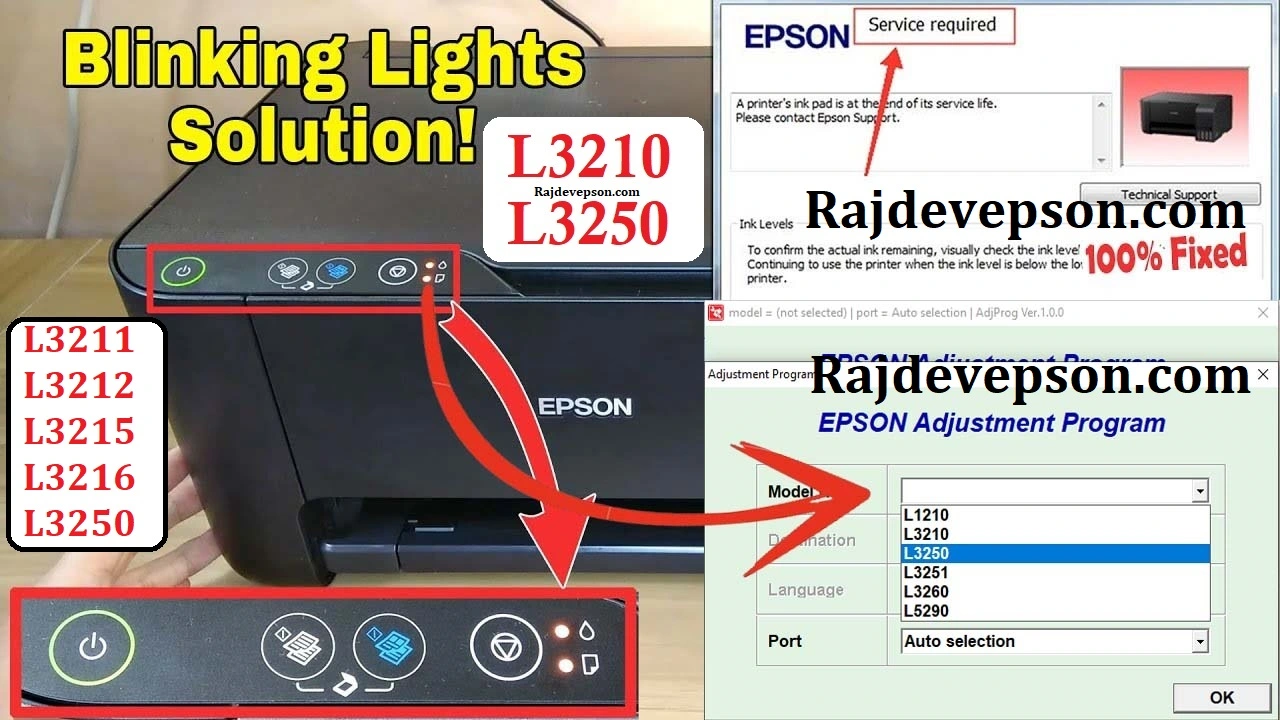 Epson L3212 Resetter Download Epson L3212 Adjustment Program Resetter