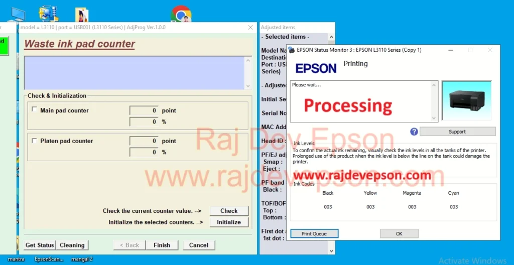 epson ink pad resetter