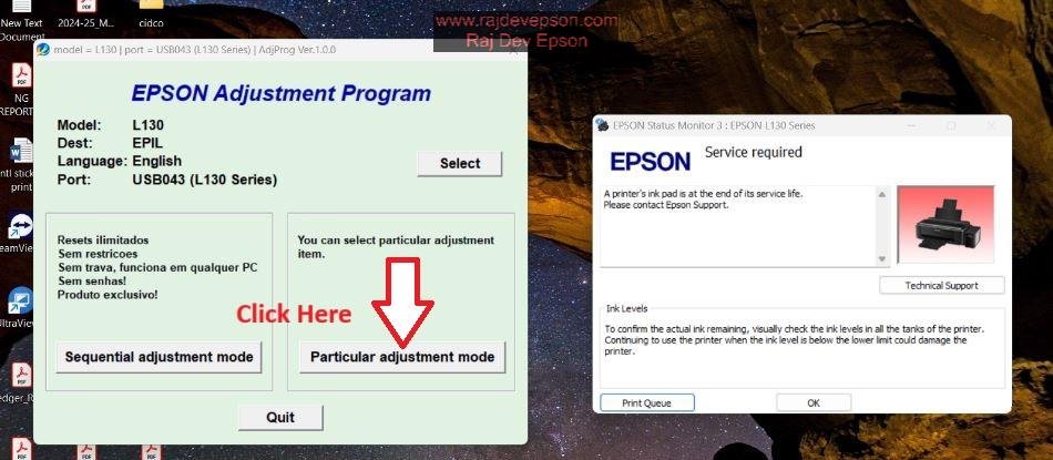 epson l130 resetter software dwnload